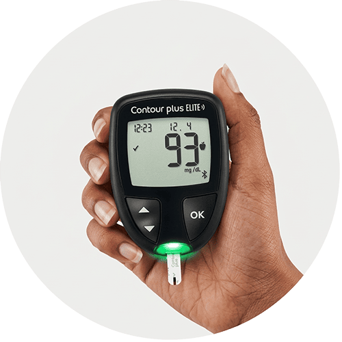 CONTOUR PLUS ELITE device in hand